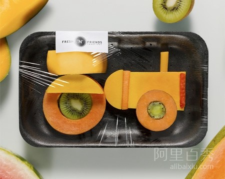 俏皮可爱的水果拼盘,不怕孩子再挑食--置顶表情
